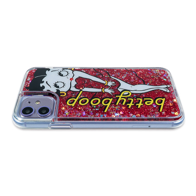 【iPhone11/XR ケース】Betty Boop グリッターケース (Red Dress)サブ画像