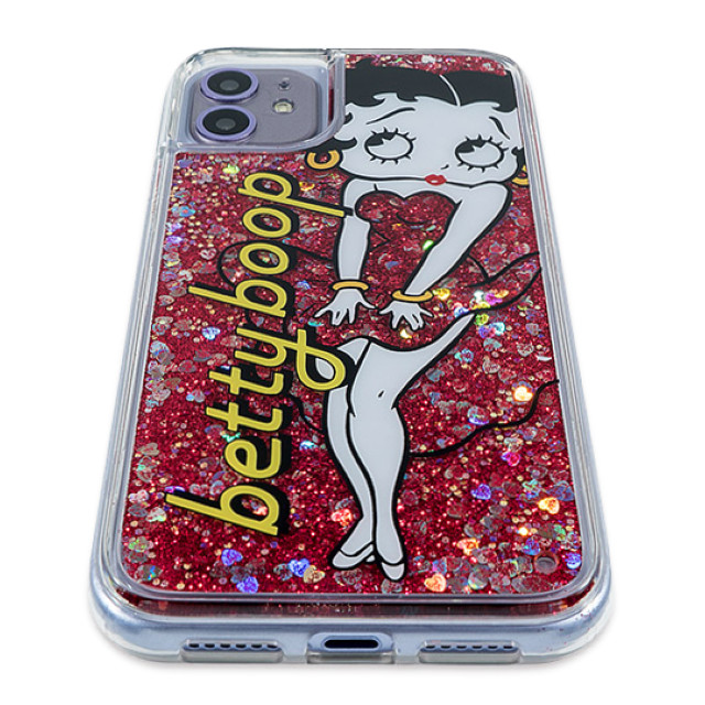 【iPhone11/XR ケース】Betty Boop グリッターケース (Red Dress)サブ画像