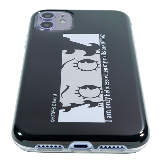 【iPhone11/XR ケース】Betty Boop クリアケース (BLACK)サブ画像