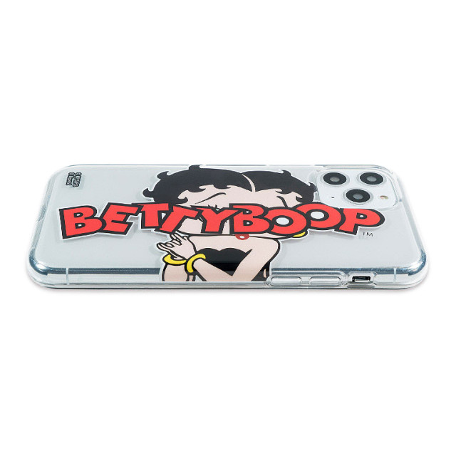 【iPhone11 Pro ケース】Betty Boop クリアケース (LOGO RED ＆ BLACK)サブ画像