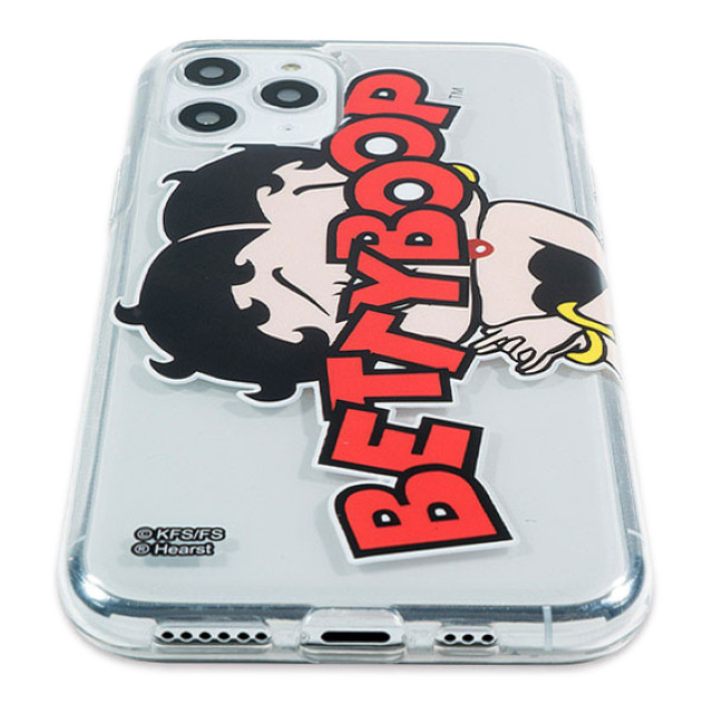 【iPhone11 Pro ケース】Betty Boop クリアケース (LOGO RED ＆ BLACK)goods_nameサブ画像