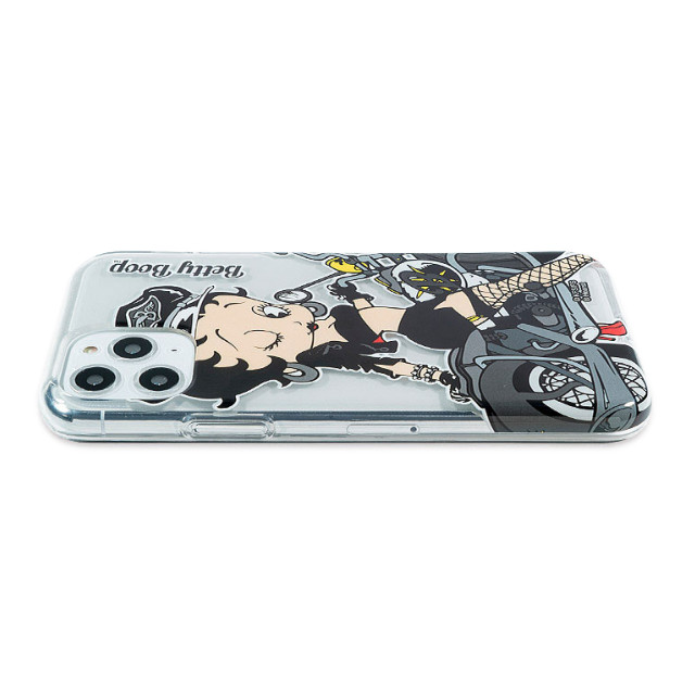 【iPhone11 Pro ケース】Betty Boop クリアケース (BLACK BIKE)goods_nameサブ画像