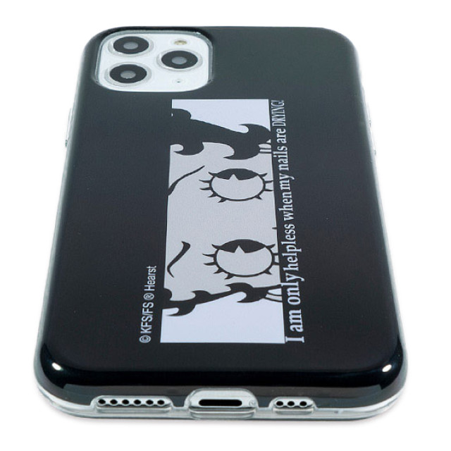 【iPhone11 Pro ケース】Betty Boop クリアケース (BLACK)サブ画像