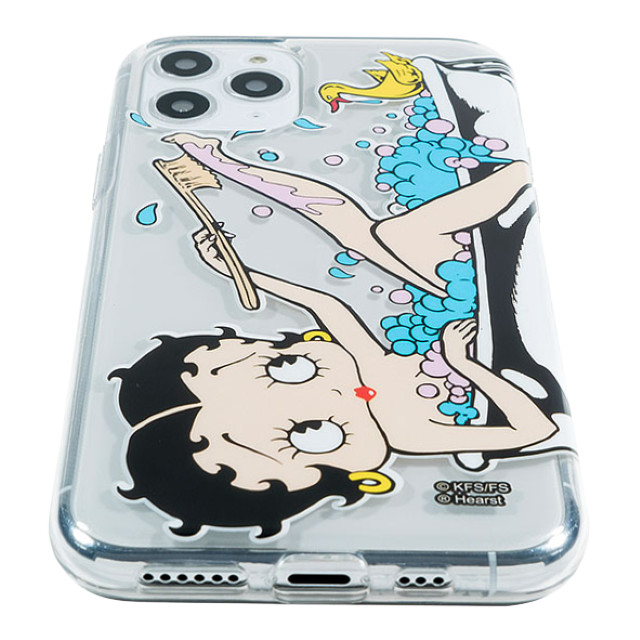 【iPhone11 Pro ケース】Betty Boop クリアケース (BATH TIME)goods_nameサブ画像