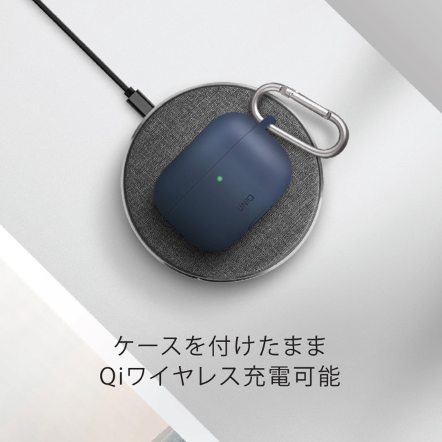 【AirPods Pro(第1世代) ケース】VENCER AirPods Pro シリコン ハング ケース - CHARCOAL (DARK GREY)goods_nameサブ画像