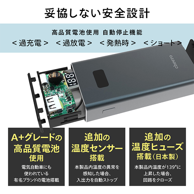 Power Plus 5 10000mAh (メタリックグレー)goods_nameサブ画像