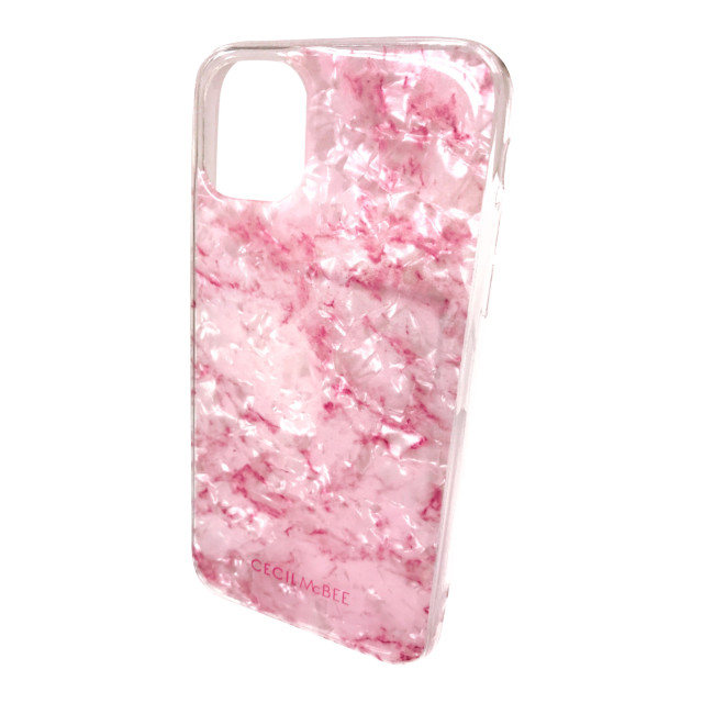 【iPhone11/XR ケース】CECIL McBEE ソフトシェルケース 大理石 (PINK)goods_nameサブ画像