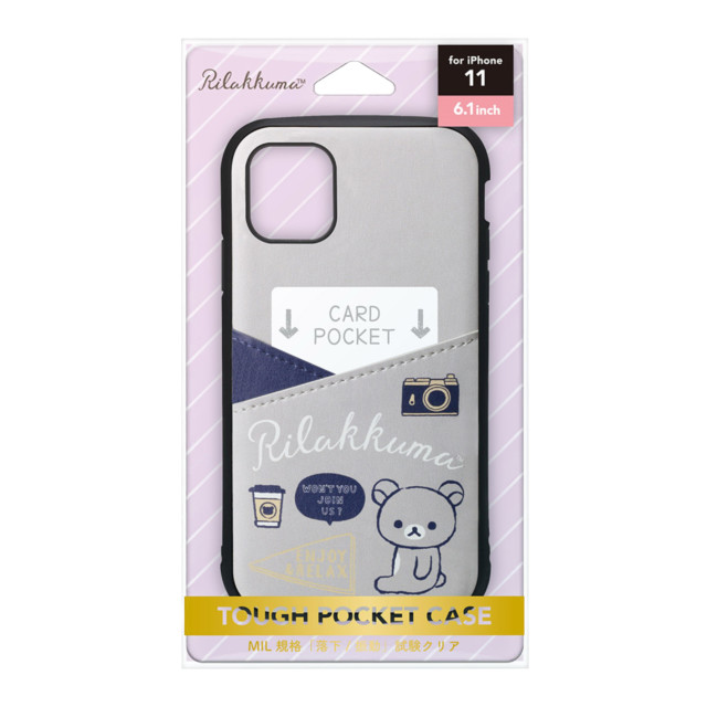 【iPhone11 ケース】タフポケットケース (リラックマ/リラックマスタイル(カメラ))goods_nameサブ画像