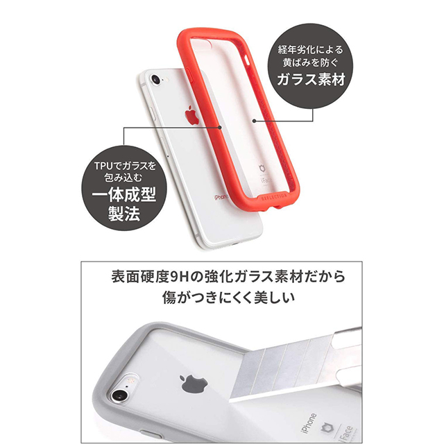 【iPhone6s/6 ケース】iFace Reflection強化ガラスクリアケース (ブラック)サブ画像