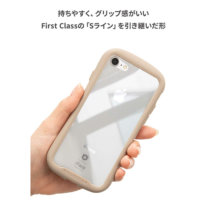 【iPhone6s/6 ケース】iFace Reflection強化ガラスクリアケース (ブラック)サブ画像