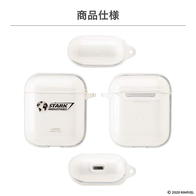 【AirPods(第2/1世代) ケース】MARVEL/TPUクリアケース (スタークインダストリーズ)サブ画像