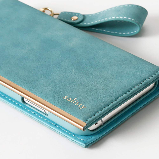 salisty SALISTY SUEDE STYLE DIARY CASE … - 携帯電話