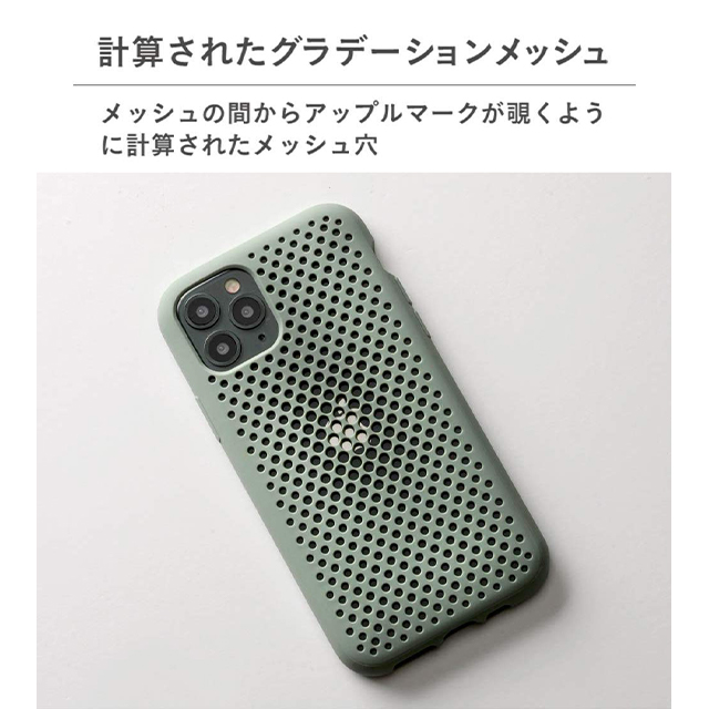 【iPhone11 Pro Max ケース】メッシュiPhoneケース (ネイビー)サブ画像