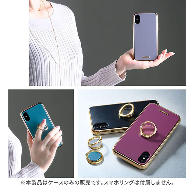 【iPhoneXS/X ケース】Q マットカラー耐衝撃ハードケース (ターコイズ)サブ画像