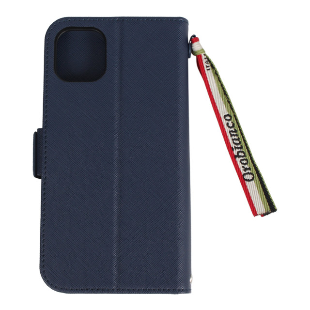 【iPhone11 ケース】“サフィアーノ調” PU Leather Book Type Case (ブルー)goods_nameサブ画像