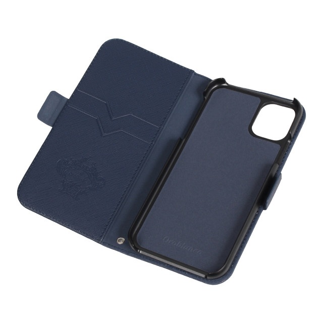 【iPhone11 ケース】“サフィアーノ調” PU Leather Book Type Case (ブルー)goods_nameサブ画像