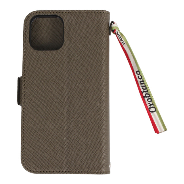 【iPhone11 Pro ケース】“サフィアーノ調” PU Leather Book Type Case (グリーン)goods_nameサブ画像