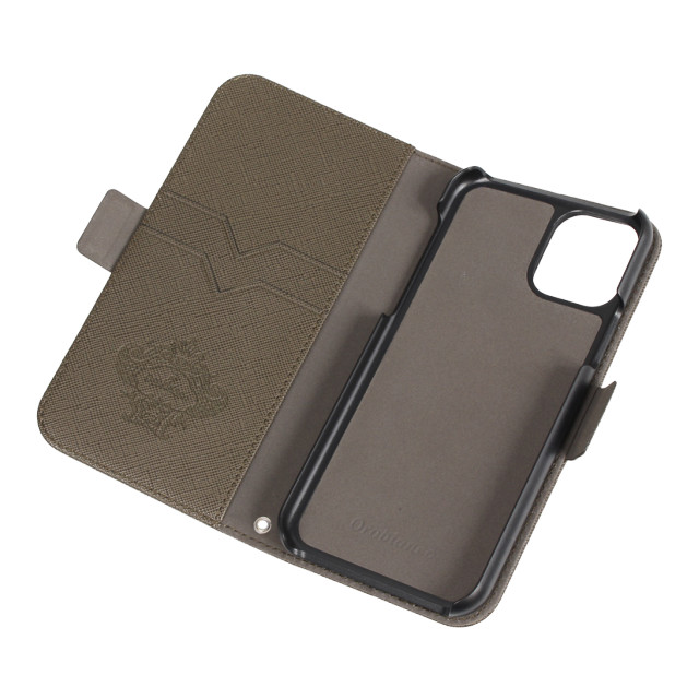 【iPhone11 Pro ケース】“サフィアーノ調” PU Leather Book Type Case (グリーン)goods_nameサブ画像