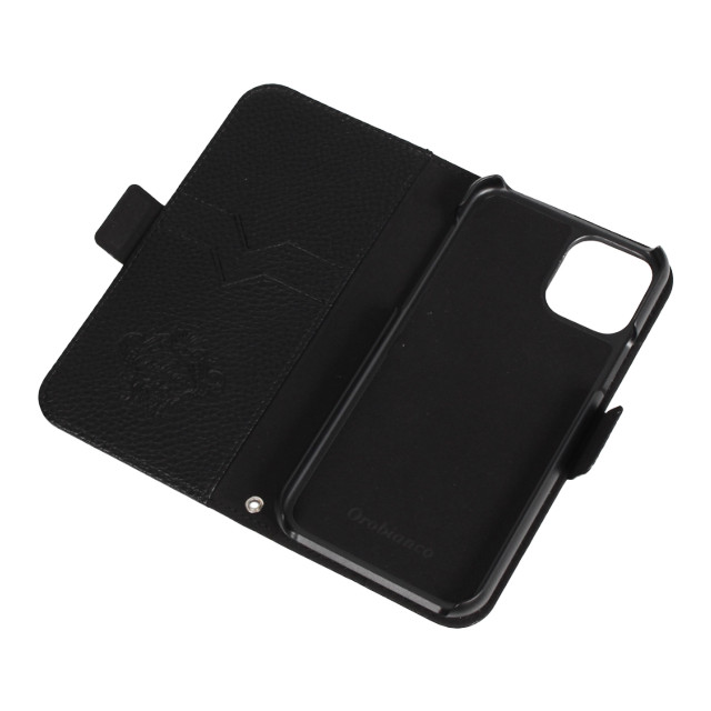 【iPhone11 Pro ケース】“シュリンク” PU Leather Book Type Case (ブラック)goods_nameサブ画像