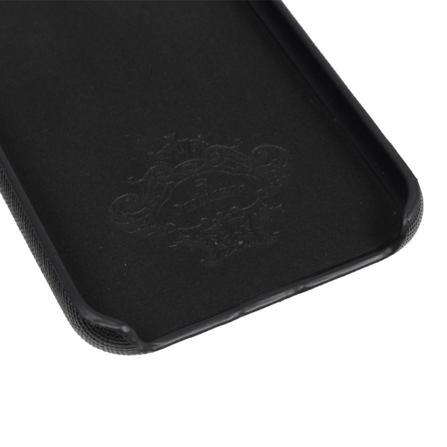 【iPhone11 Pro ケース】“サフィアーノ調” PU Leather Back Case (ブラック)サブ画像