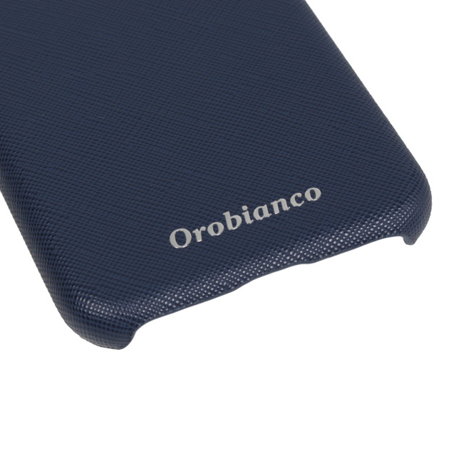 【iPhone11 Pro ケース】“サフィアーノ調” PU Leather Back Case (ブルー)サブ画像