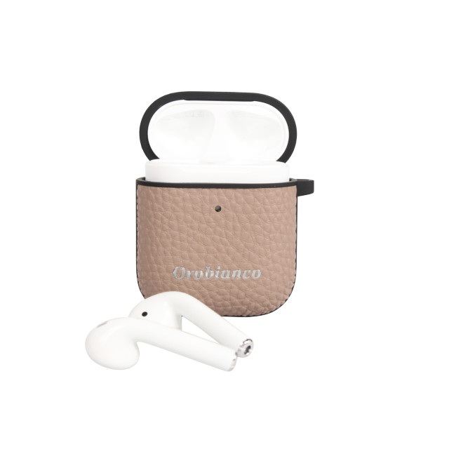 【AirPods(第2/1世代) ケース】“シュリンク” PU Leather Case (グレー)サブ画像