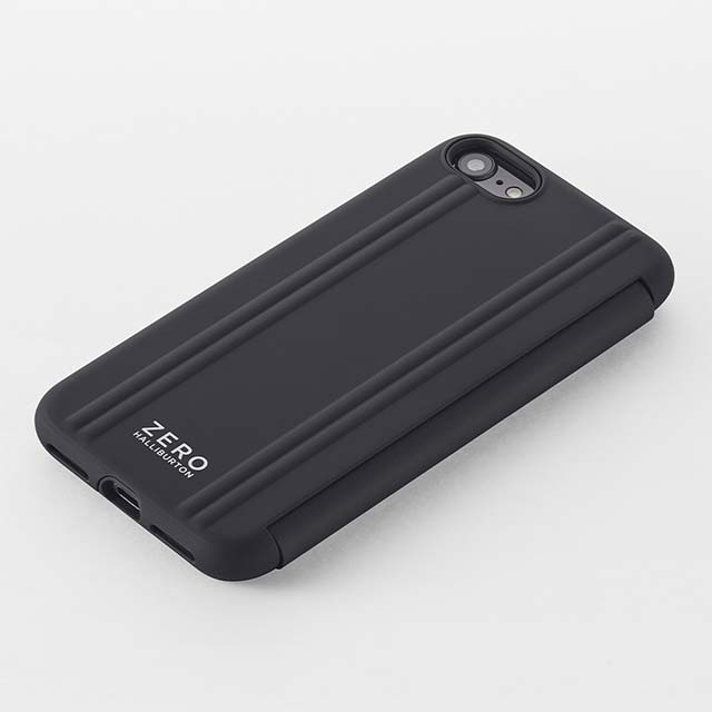 【iPhoneSE(第3/2世代)/8/7 ケース】ZERO HALLIBURTON Hybrid Shockproof Flip Case for iPhoneSE(第2世代) (Black)goods_nameサブ画像