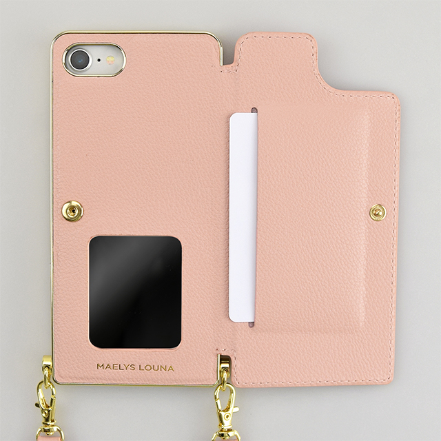 【iPhoneSE(第3/2世代)/8/7 ケース】Cross Body Case for iPhoneSE(第2世代) (pink)サブ画像