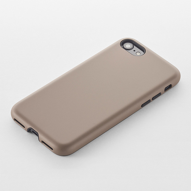 【iPhoneSE(第3/2世代)/8/7 ケース】Smooth Touch Hybrid Case for iPhoneSE(第2世代) (beige)サブ画像