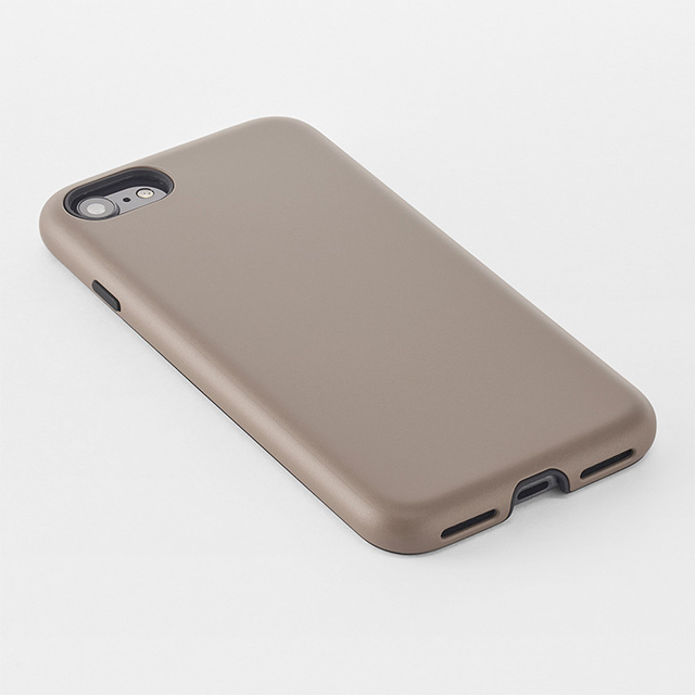 【iPhoneSE(第3/2世代)/8/7 ケース】Smooth Touch Hybrid Case for iPhoneSE(第2世代) (beige)サブ画像