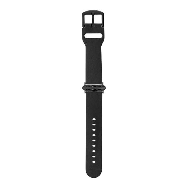 【Apple Watch バンド 41/40/38mm】Italian Genuine Leather Watchband (Black) for Apple Watch SE(第2/1世代)/Series9/8/7/6/5/4/3/2/1goods_nameサブ画像