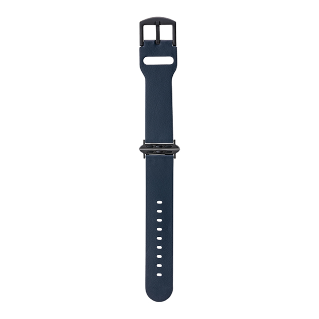 【Apple Watch バンド 41/40/38mm】Italian Genuine Leather Watchband (Navy) for Apple Watch SE(第2/1世代)/Series9/8/7/6/5/4/3/2/1goods_nameサブ画像