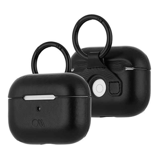 【AirPods Pro(第1世代) ケース】Hook Ups Leather (Black)サブ画像