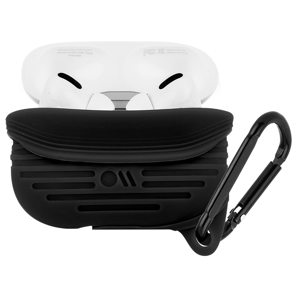 【AirPods Pro(第1世代) ケース】Waterproof Tough Case (Black)goods_nameサブ画像