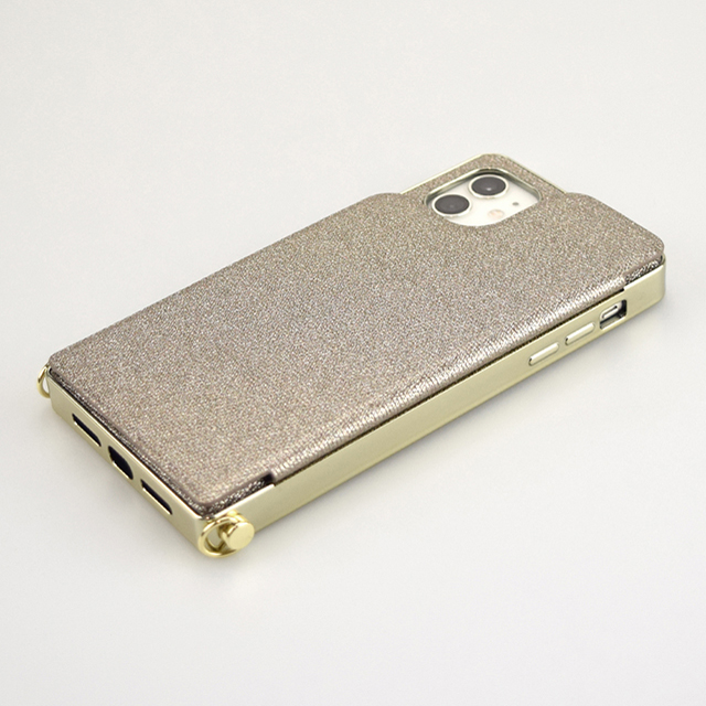 【iPhone11/XR ケース】Cross Body Case Glitter Series for iPhone11 (charcoal silver)goods_nameサブ画像
