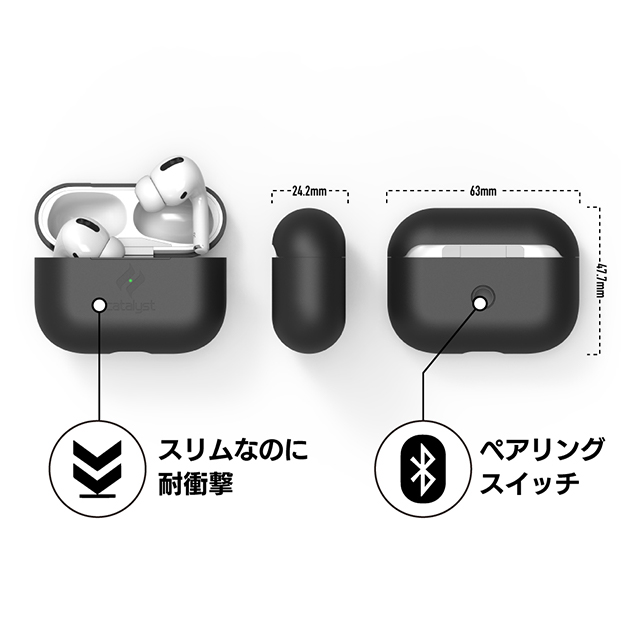 【AirPods Pro(第1世代) ケース】衝撃吸収スリムケース (アーミーグリーン)goods_nameサブ画像