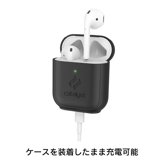 【AirPods(第2/1世代) ケース】スタンディングケース (ブラック)goods_nameサブ画像