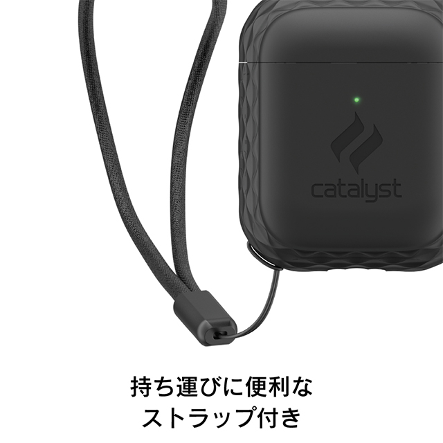 【AirPods(第2/1世代) ケース】ストラップケース (ブルー)サブ画像