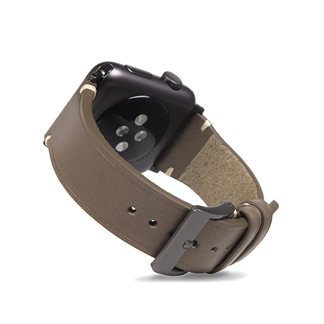 【Apple Watch バンド 45/44/42mm】Italian Buttero Leather (ベージュ) for Apple Watch SE(第2/1世代)/Series9/8/7/6/5/4/3/2/1サブ画像