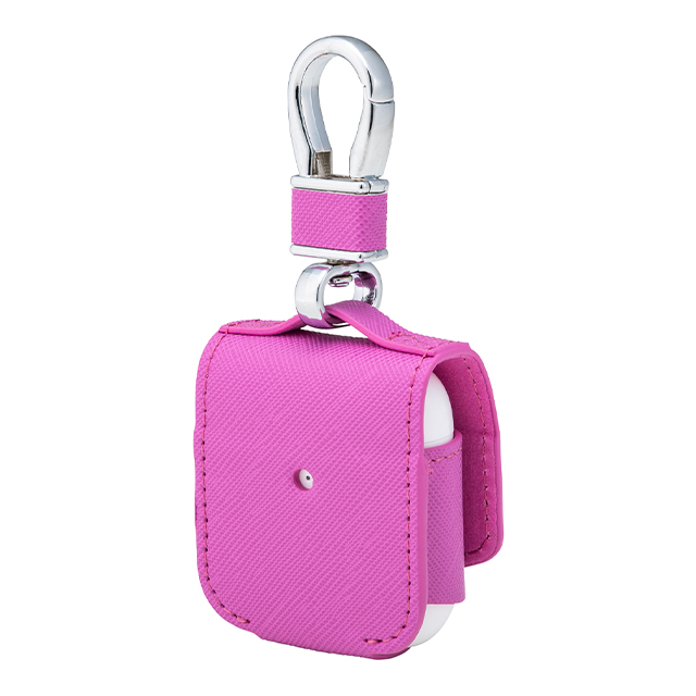 【AirPods(第2/1世代) ケース】“EURO Passione” PU Leather Case (Pink)サブ画像