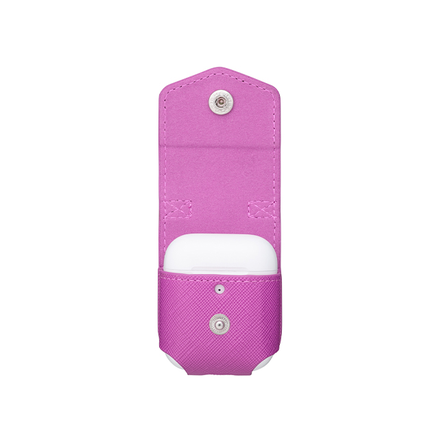 【AirPods(第2/1世代) ケース】“EURO Passione” PU Leather Case (Purple)goods_nameサブ画像