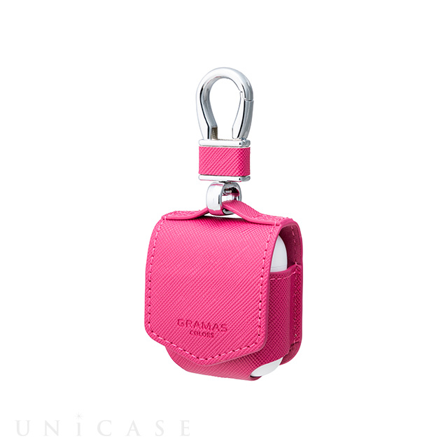 【AirPods(第2/1世代) ケース】“EURO Passione” PU Leather Case (Pink)