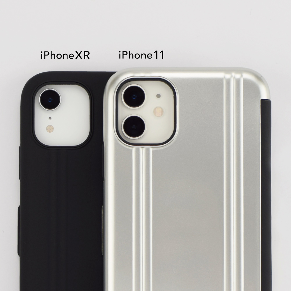 【アウトレット】【iPhone11/XR ケース】ZERO HALLIBURTON Hybrid Shockproof Flip case for iPhone11 (Silver)goods_nameサブ画像