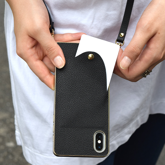 【アウトレット】【iPhoneXS/X ケース】Cross Body Case for iPhoneXS/X(black)goods_nameサブ画像