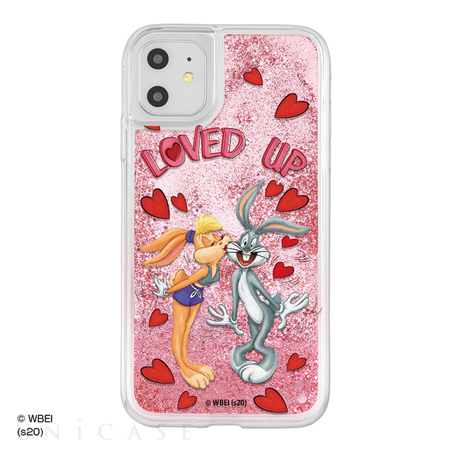 【iPhone11/XR ケース】ルーニー・テューンズ/ラメ グリッターケース (LOVE)