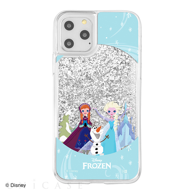 【iPhone11 Pro ケース】アナと雪の女王/ラメ グリッターケース (アナと雪の女王/スノードーム)