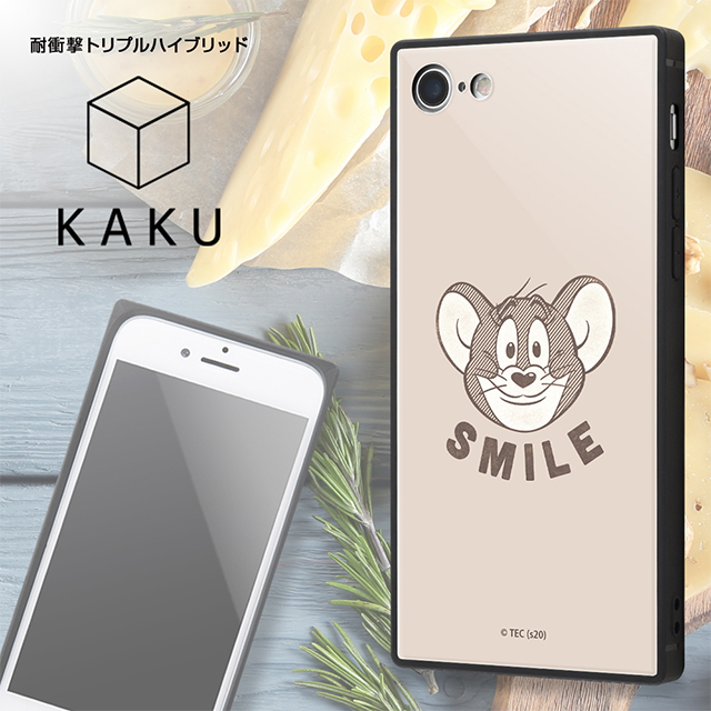 【iPhoneSE(第3/2世代)/8/7 ケース】トムとジェリー/耐衝撃ケース KAKU トリプルハイブリッド (SMILE)サブ画像