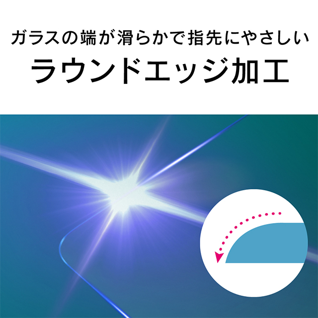 【iPhoneSE(第3/2世代)/8/7/6s/6 フィルム】[ZERO GLASS] 絶対失敗しない 反射防止 フレームガラス (ブラック)サブ画像