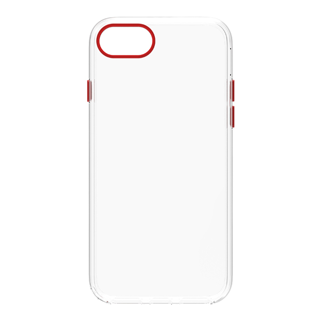 【iPhoneSE(第3/2世代)/8/7/6s/6 ケース】[Turtle Premium] ハイブリッドケース レンズリング (レッド)goods_nameサブ画像