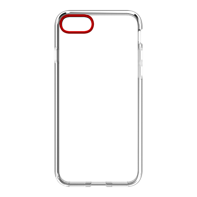 【iPhoneSE(第3/2世代)/8/7 ケース】[GLASSICA] 背面ガラスケース レンズリング (レッド)goods_nameサブ画像